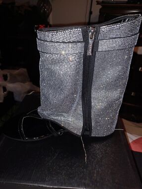 Cape Robbin Shiloha Sandal Black W/Bling